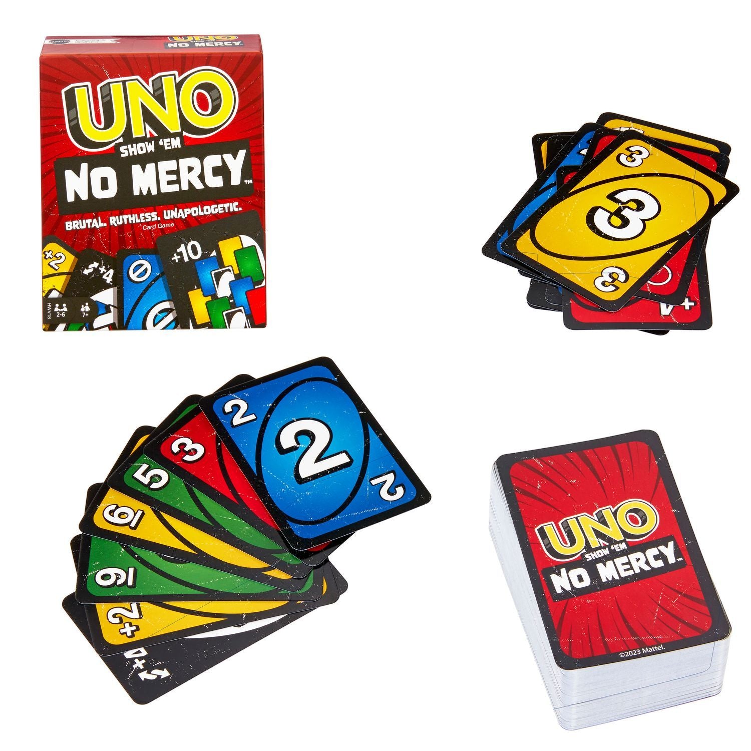 Uno No Mercy -Kortspel