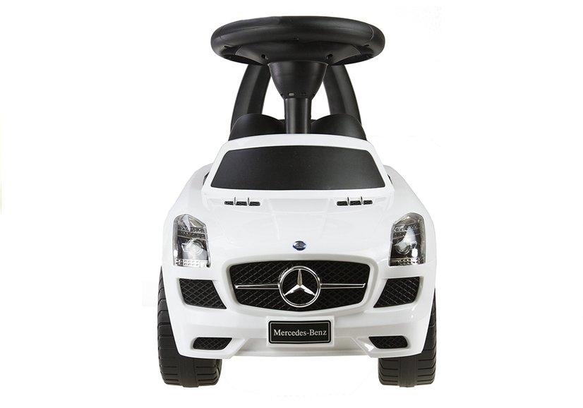 Hvid Mercedes-Benz SLS AMG Ride-On: Sikker, stilfuld sjov!