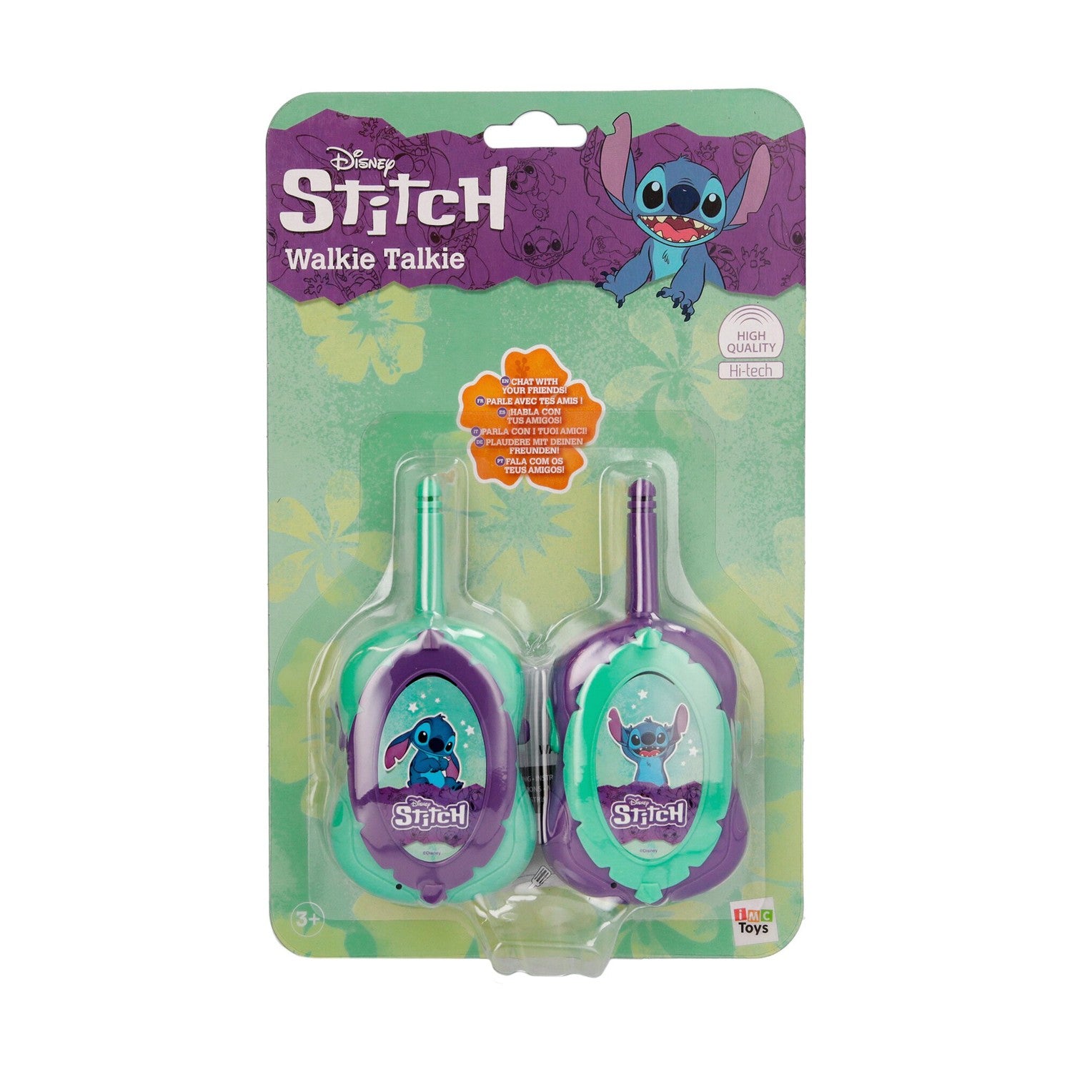 Walkie-talkies för barn med sömtema, 2-pack