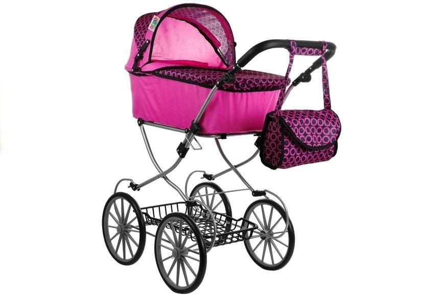 XL Pink Retro Dolls Buggy Alice: Justerbar, stilig og morsom!