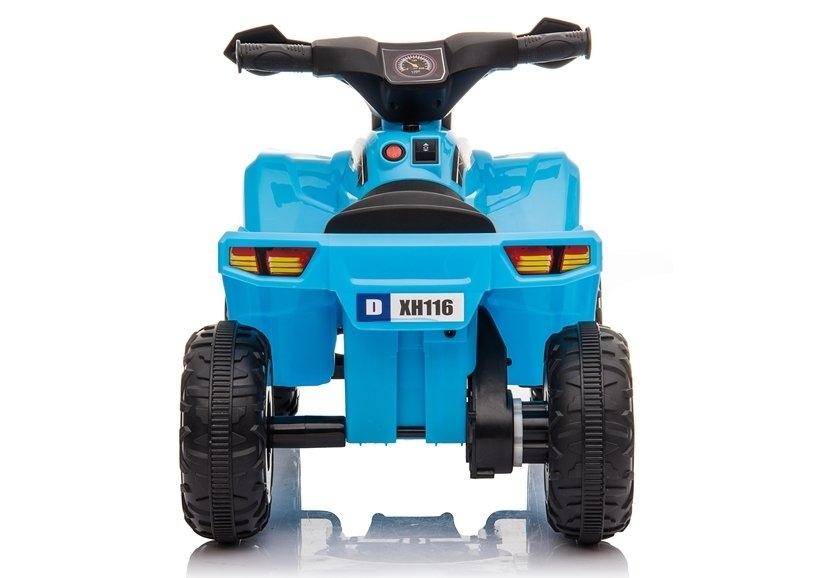 Xh216 Blue Electric Ride-On Quad: Eventyr venter!