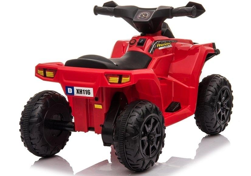 Xh216 Red Electric Ride-On Quad: Äventyr väntar!