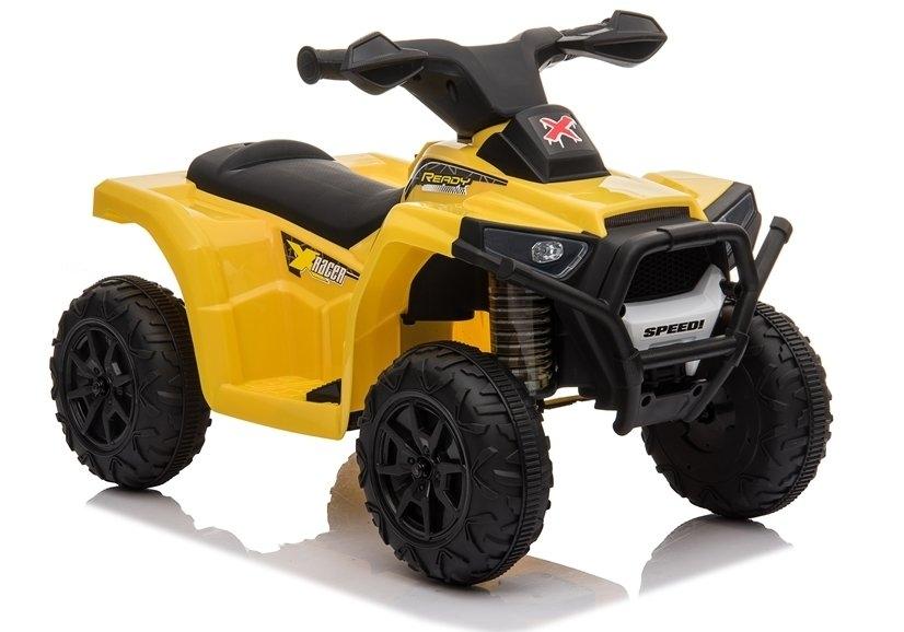 Xh216 Yellow Electric Ride-On Quad: Morsomt og trygt eventyr!