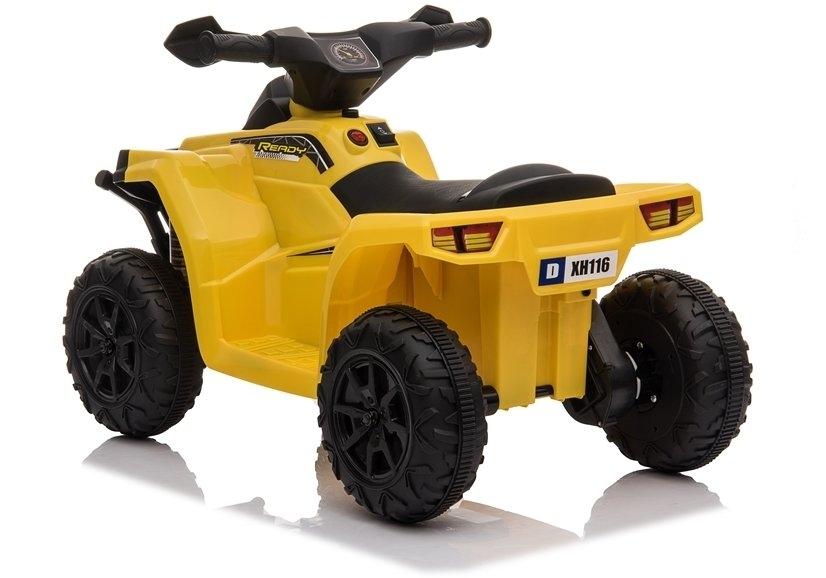 Xh216 Yellow Electric Ride-On Quad: Sjovt og sikkert eventyr!