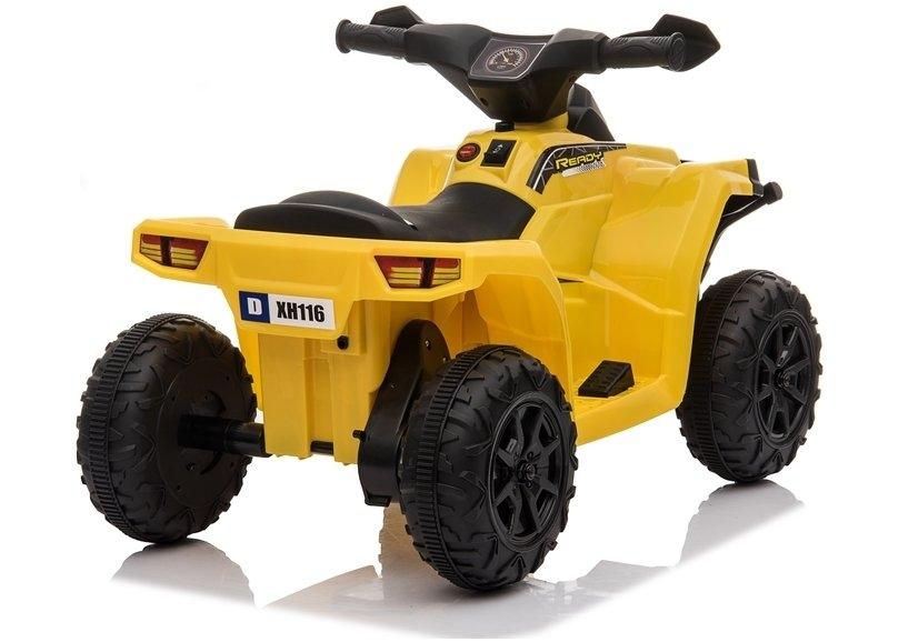 Xh216 Yellow Electric Ride-On Quad: Sjovt og sikkert eventyr!