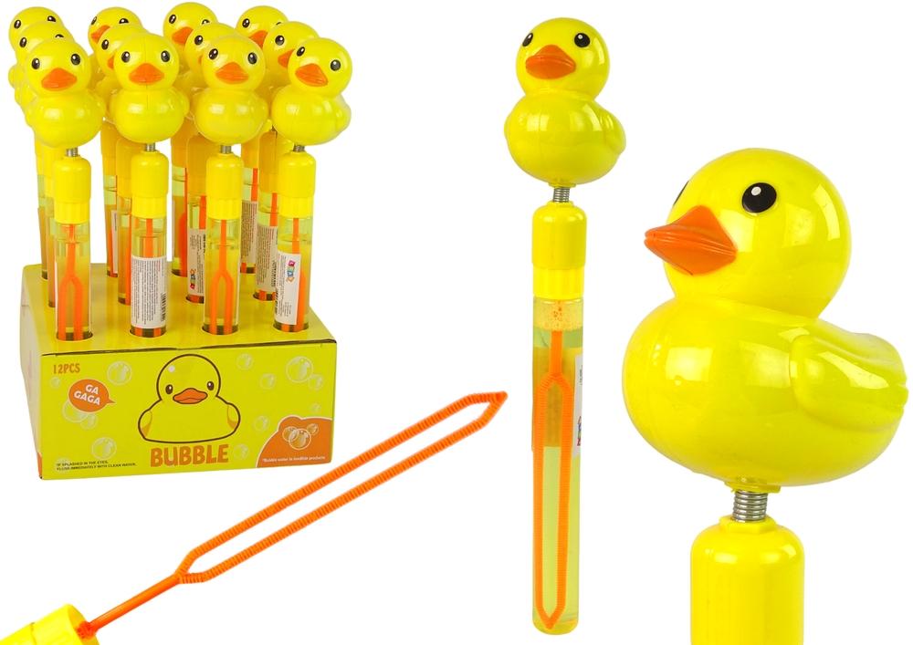 Yellow Duck Bubble Wand med ljud - 29cm utomhuskul