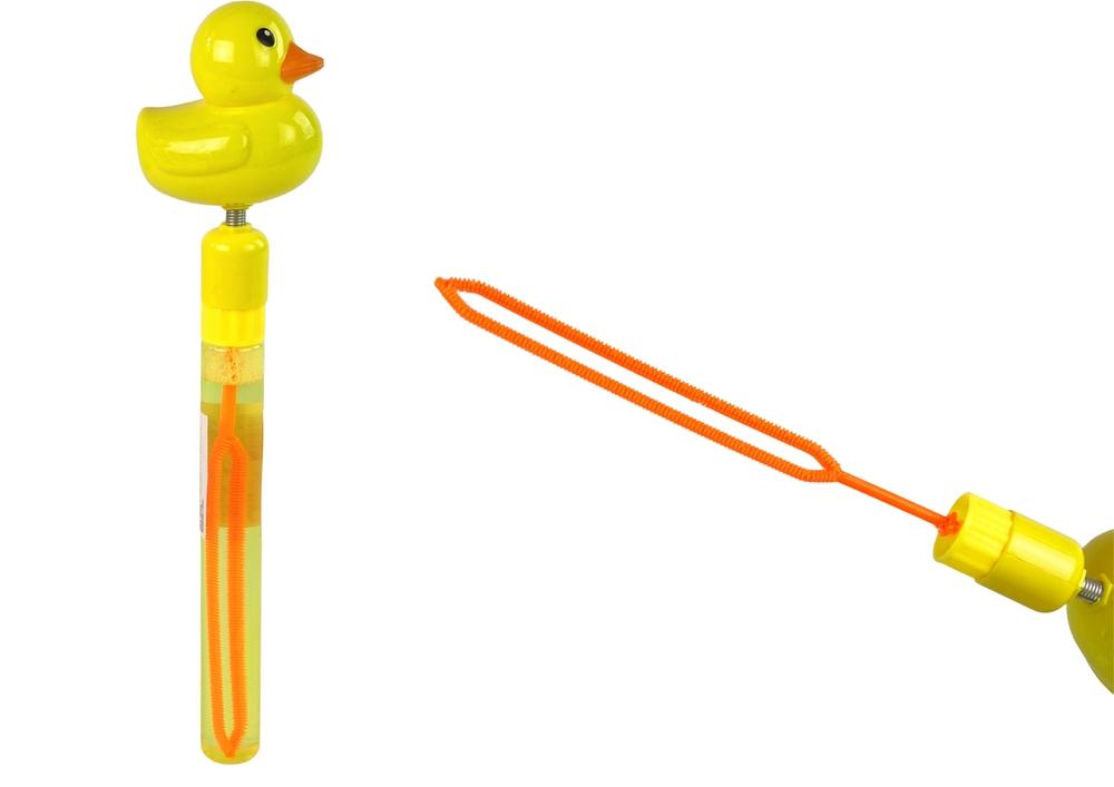 Yellow Duck Bubble Wand med ljud - 29cm utomhuskul