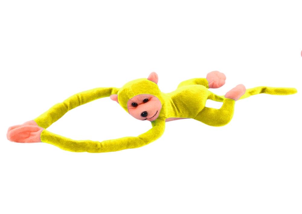 Yellow Plysch Monkey Mascot med ljud, 60 cm – Kram & Lek!