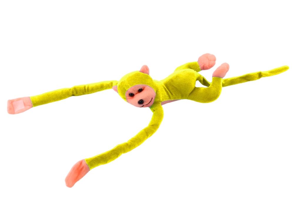 Yellow Plysch Monkey Mascot med ljud, 60 cm – Kram & Lek!