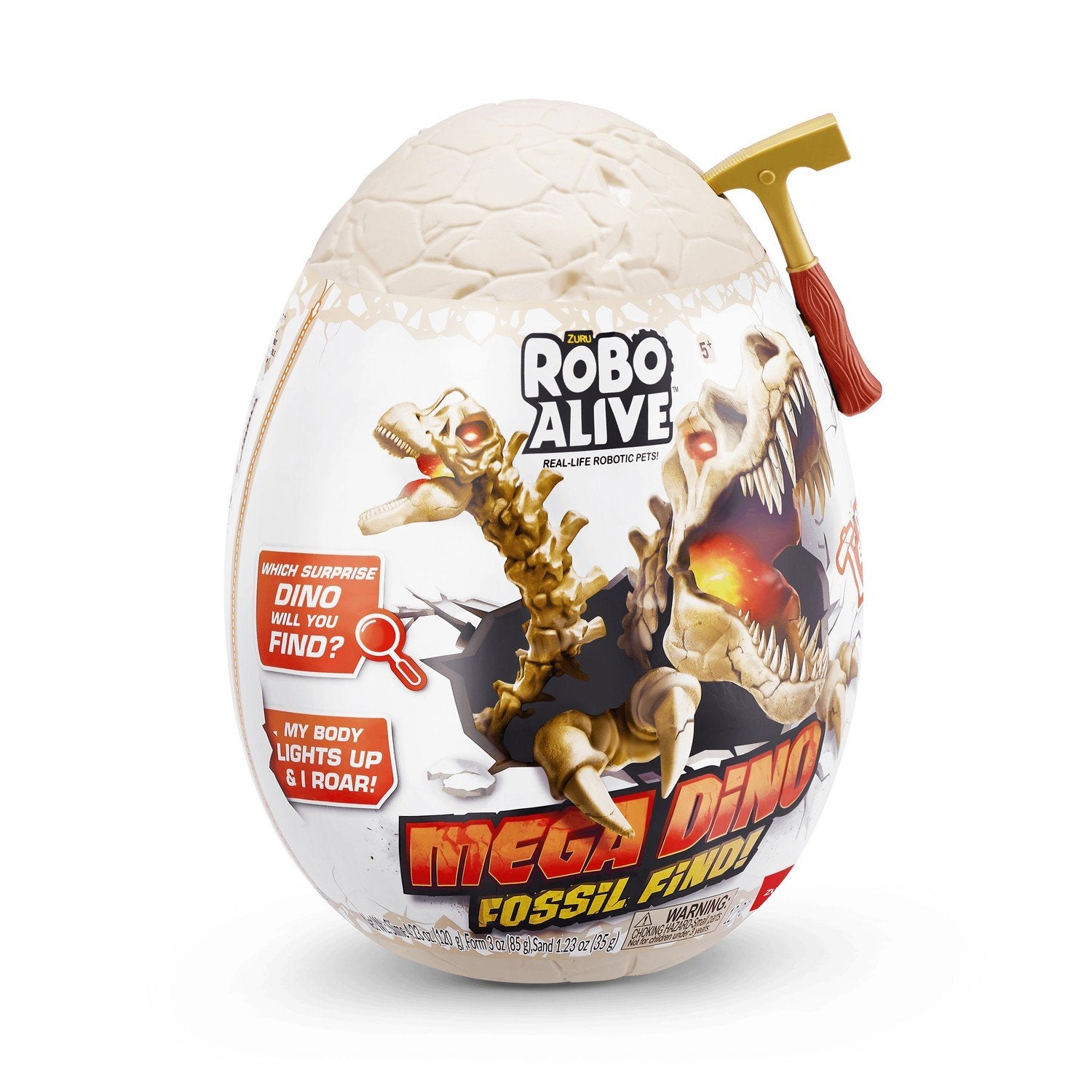 Zuru Roboalive Interactive Toy Mega Dino Fossil Finn overraskelsesegg